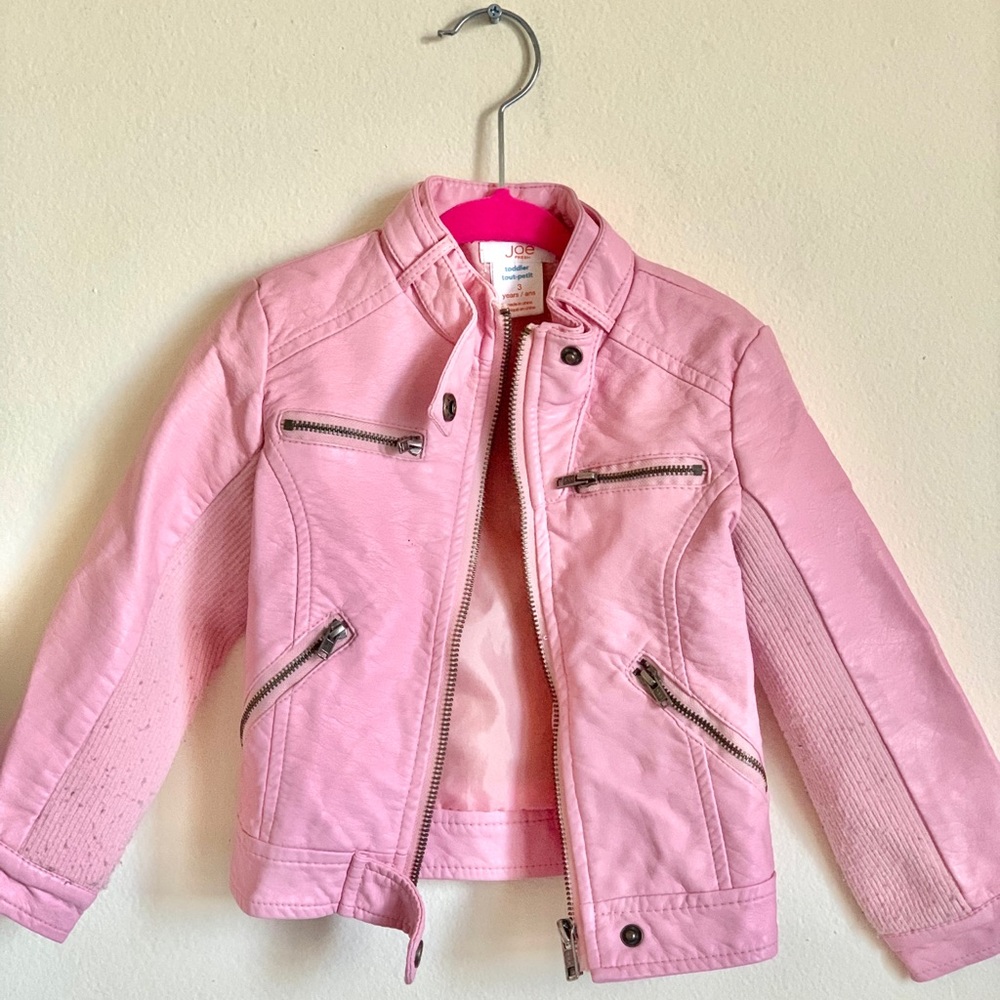 Pink Leather Jacket